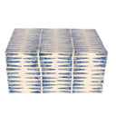 Blue and white Azure decorative box with bamboo and capiz shell design