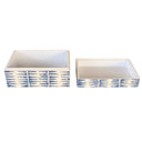 Azure decorative storage box with removable lid