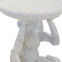 White Banana Monkey Serving Bowl