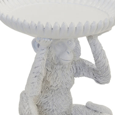 White Banana Monkey Serving Bowl