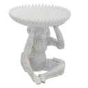 white banana monkey serving bowl, a unique and detailed resin figure that adds a touch of playful sophistication.
