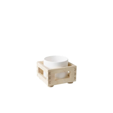 Single birch planter box