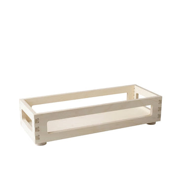 triple birch planter box