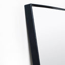 modern steel frame, wall-mount or freestanding option.