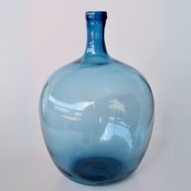 Large decorative  blue vase for home interiors