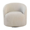 Camelot Swivel Chair designed for comfort and style with a neutral fabric finish