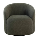 Camelot Swivel Chair offering modern comfort in a nature-inspired green fabric