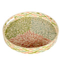 Elegant capiz tray for coffee table styling