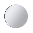 Round Mirror with white frame Woodka Interiors