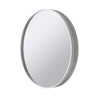 Classic White Round Mirror