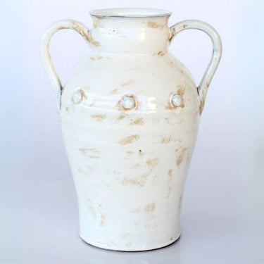 ceramic flower vase, perfect for living room or dining space decor.