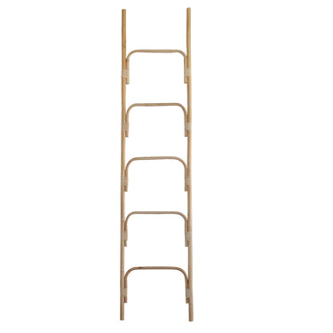 200cm bamboo ladder for towels or throw blankets