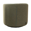 Emily Swivel Chair with soft Comet fabric, perfect as a living room occasional chair.