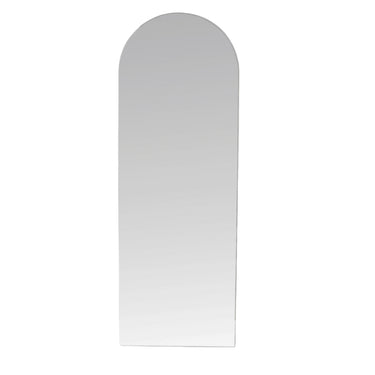 Frameless Arch Leaning Floor Mirror