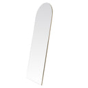Frameless Arch Floor Mirror Leaning