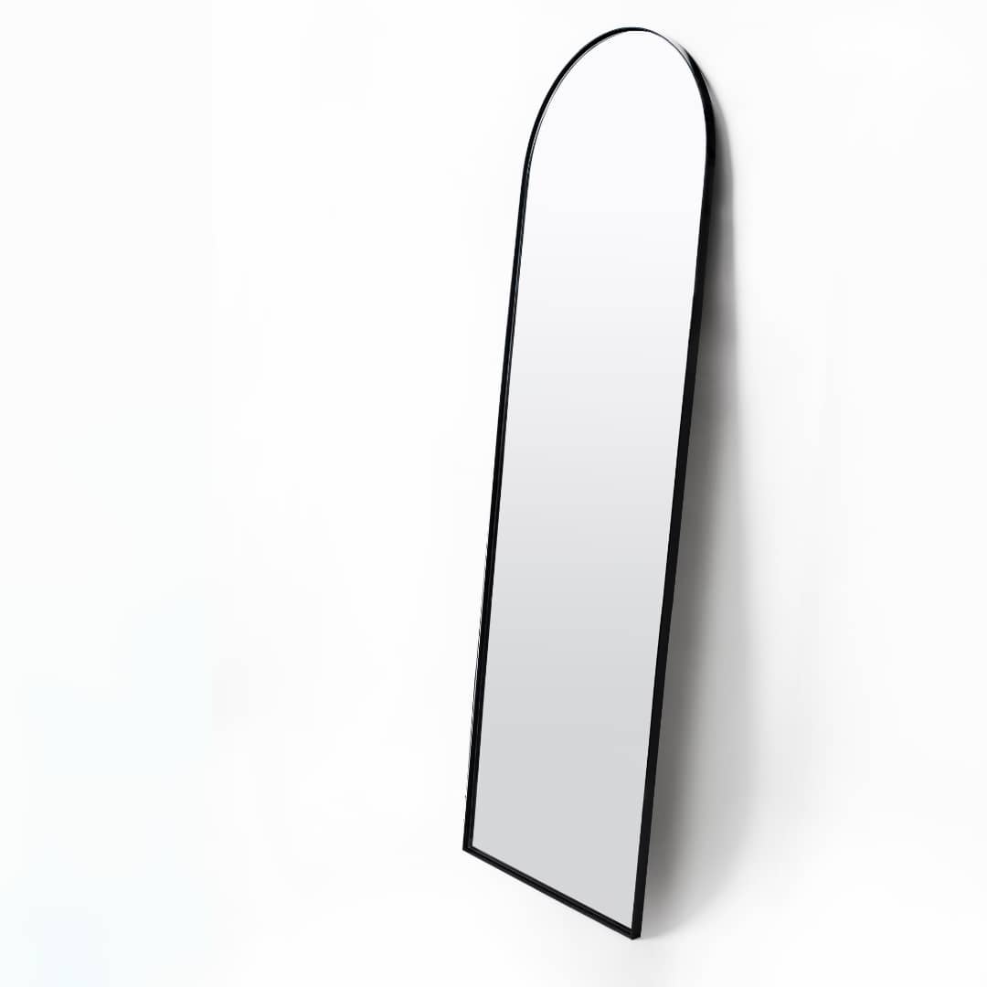 Horizon Black Arched Full Length Mirror