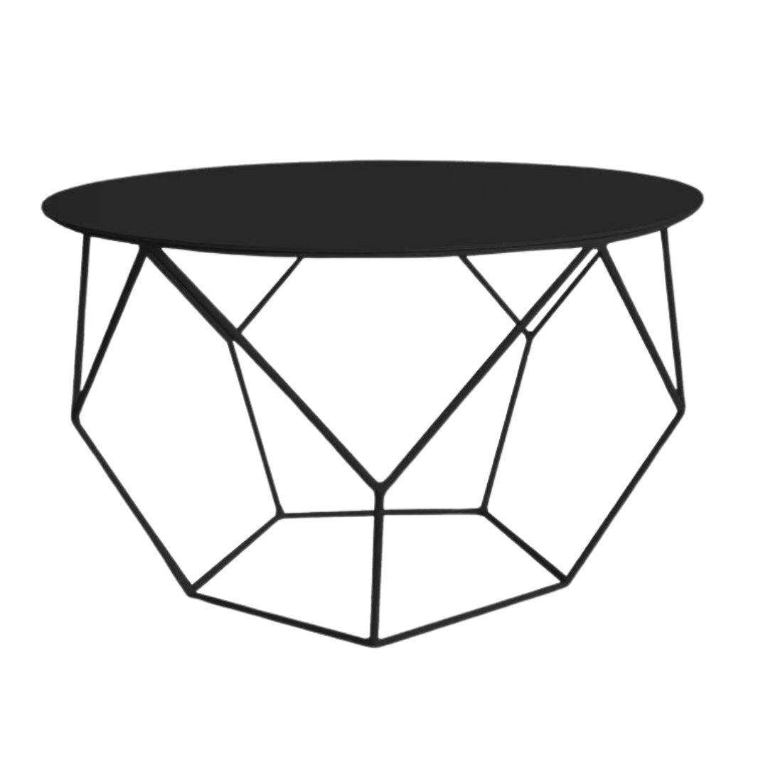 Geo Round Black Coffee Table Metal Coffee Table Woodka Interiors Geo round black coffee table metal coffee table woodka interiors