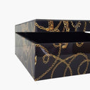 Large keepsake box interior lined with velvet inside for vanity or coffee table