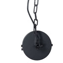 glass pendant light minimalist steel fittings