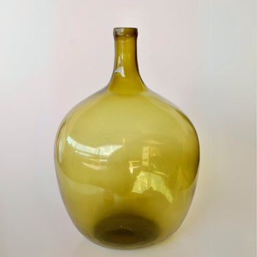 Large green floor vase for contemporary living room decor