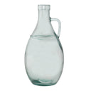 glass vase with handle