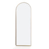 Full length arch mirror - gold thin frame