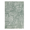 Kinky rug in green bay reversible design for indoor and outdoor use
