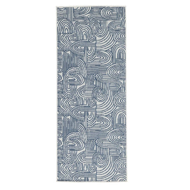 kinky runner rug for high-traffic areas