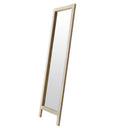Leaning Floor Mirror in Birchwood