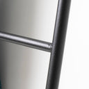 Leaning Metal Ladder for Blankets posder coated in black