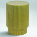 Lime Fluted Garden Stool