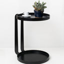 Metal Black Side Table in living space