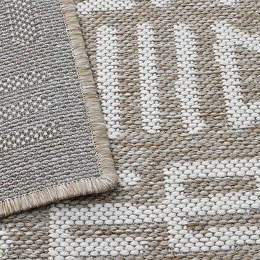 Modern geometric pattern runner rug