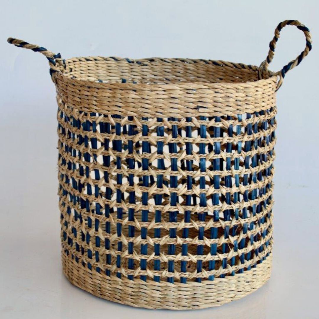 woven basket home organization and storage