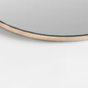 Oblong Wall Mirror in Birch Wood Backing