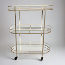 Oval 3 Tier Drinks Trolley by Woodka Interiors