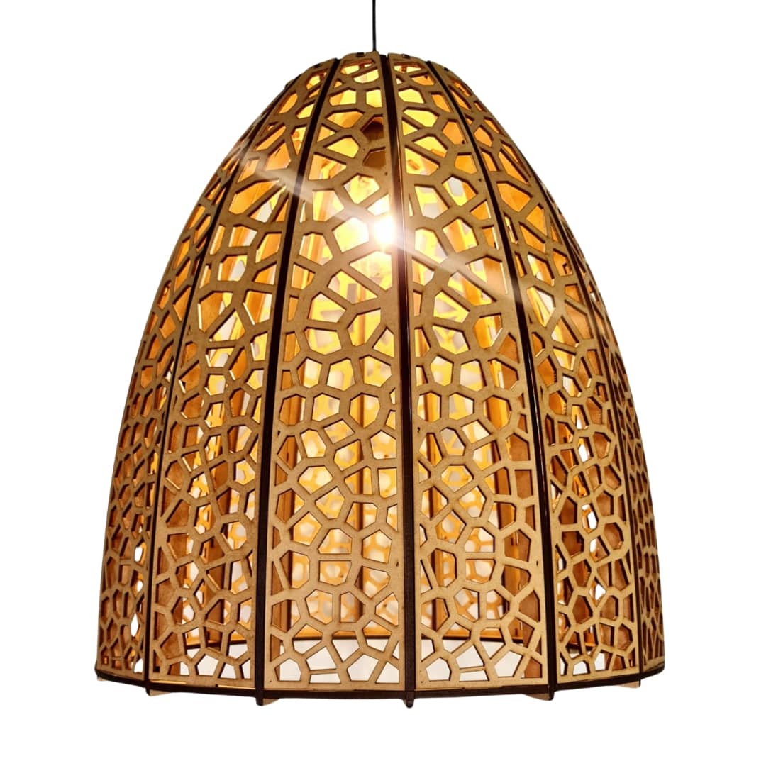 Kenya Basket Pendant Light | wooden ceiling light