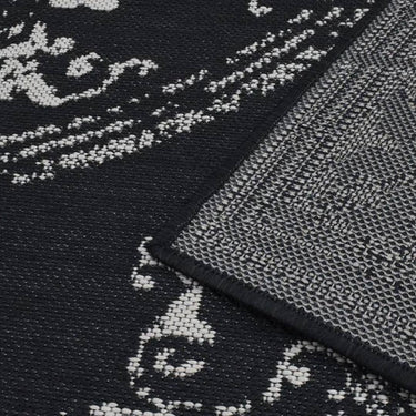 Poletti Black Area Rug - Woodka Interiors