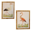 Elegant rattan frame artwork for living room styling