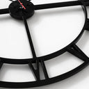 Roman Numeral Clock with a black frame and Roman numerals.