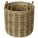 Natural nesting rattan baskets – indoor or outdoor use