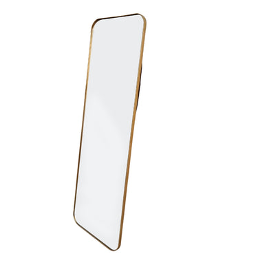 Horizon Gold Rounded Corner Full Length Mirror perfect for your bedroom as a vanity mirror