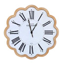 Scalloped Wall Clock with Roman numerals at Woodka Interiors South Africa.