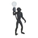 Standing Monkey Table Lamp in black