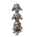 Three wise monkey ornament