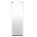 Varese floor mirror standing mirror with black steel frame.