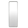 Varese floor mirror standing mirror with black steel frame.