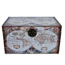 Decorative storage trunks stacked inside each other