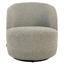 upholstered swivel chair for living room or office