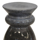close up of a modern ceramic side table for living room or bath